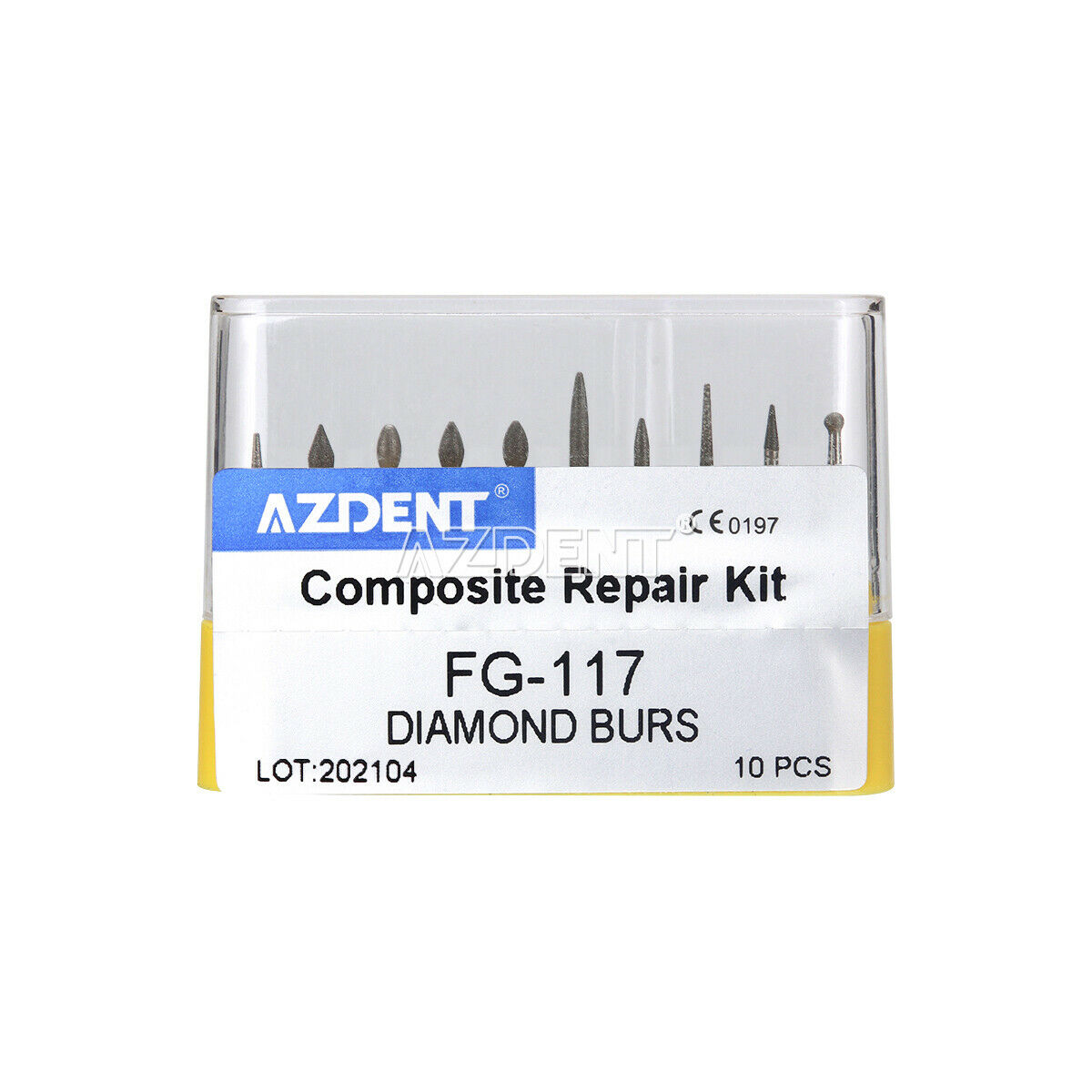 30 Kits Dental Diamond Burs FG-117 Composite Repair Kit For High Speed Handpiece