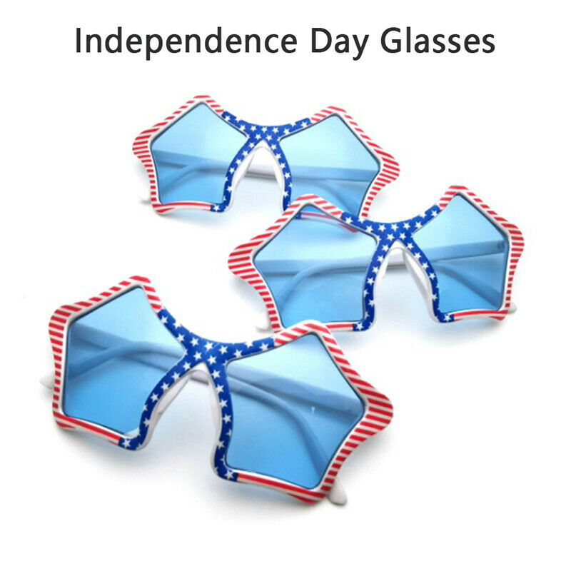 Portable American Independence Day Flag Sunglasses Luxury Sun Glasses.l8