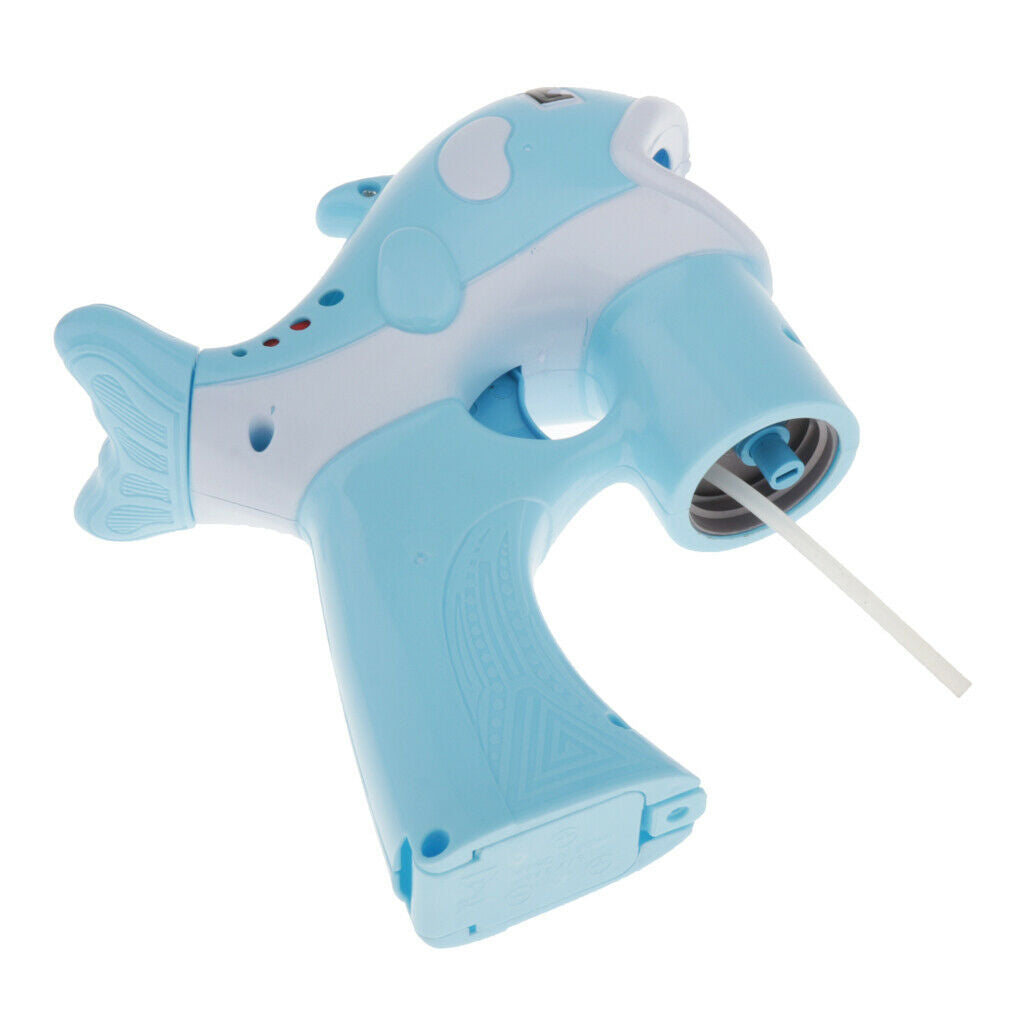 Cartoon Cute Kids Machine Gun Dolphin Electric Blower Toys Blue,Dolphin