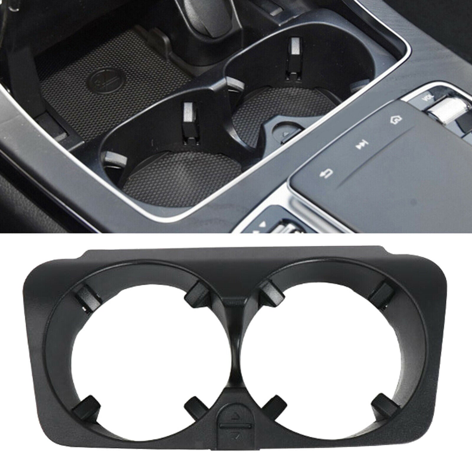 Car Water Cup Holder Organizer for Mercedes   C Class GLC CLS W205 W213