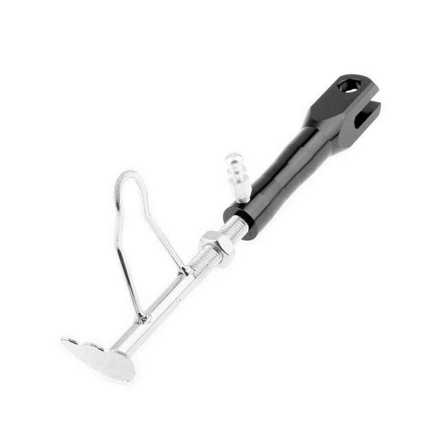Motorcycle Bracket Scooter Kickstand Side Stand Post Leg 255mm-295mm Adjustable