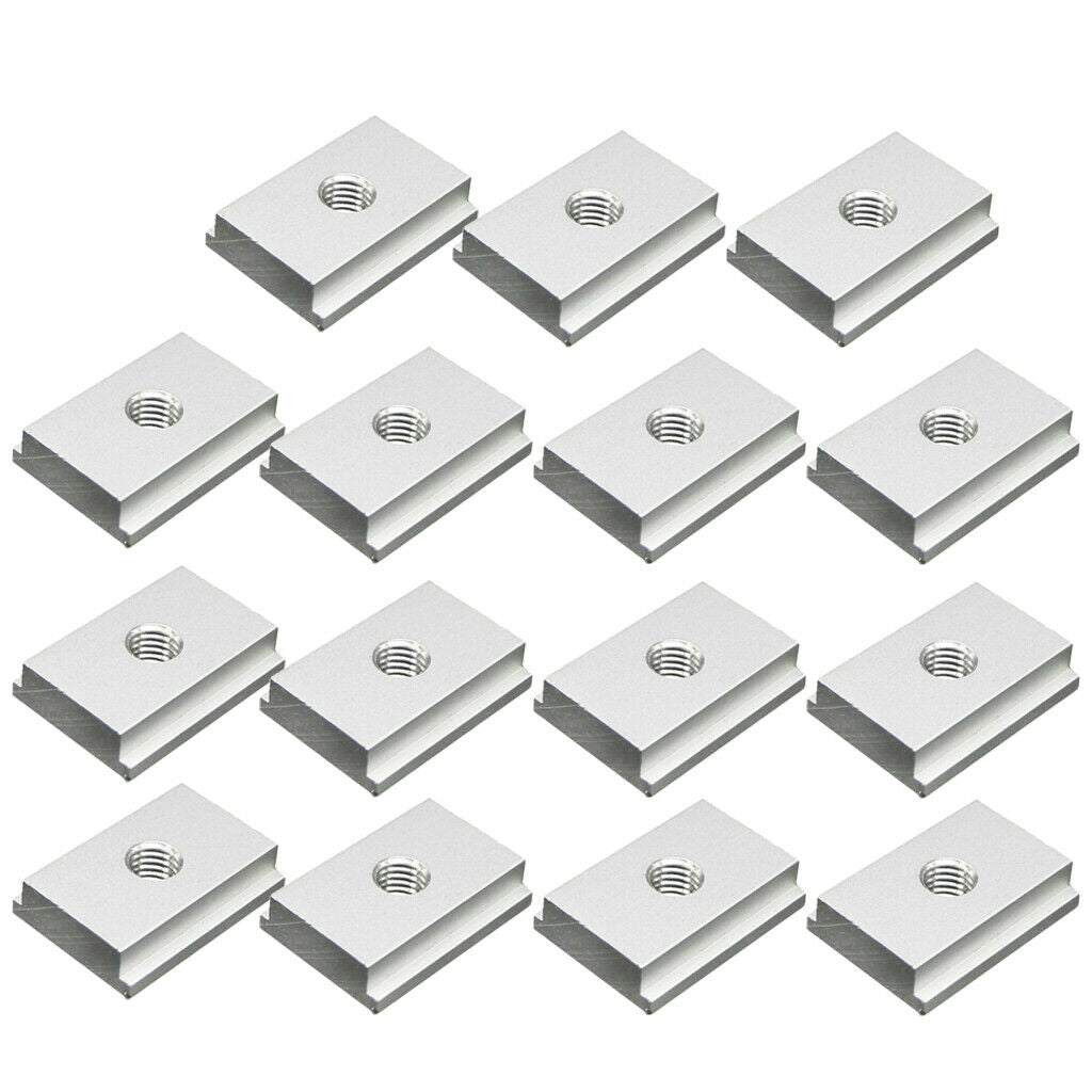 15PCS M8 T-Slider For T-slot For Various Woodworking Jigs 25mm