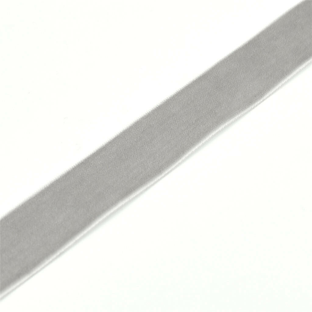 5 yards 1 "wide velvet ribbon roll for craft DIY hair bow clips gray