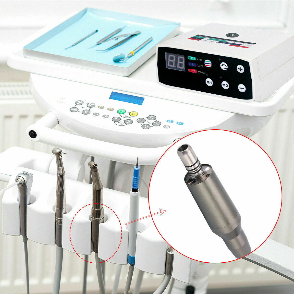 Dental Brushless Motor LED Electric Micro Motor Internal Spray ISO-E NSK Style