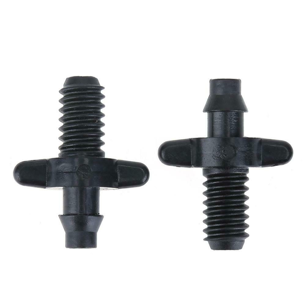 100pcs 6mm Male Thread Single Barbed 4/7mm and PVC Hose Garden Home Connect