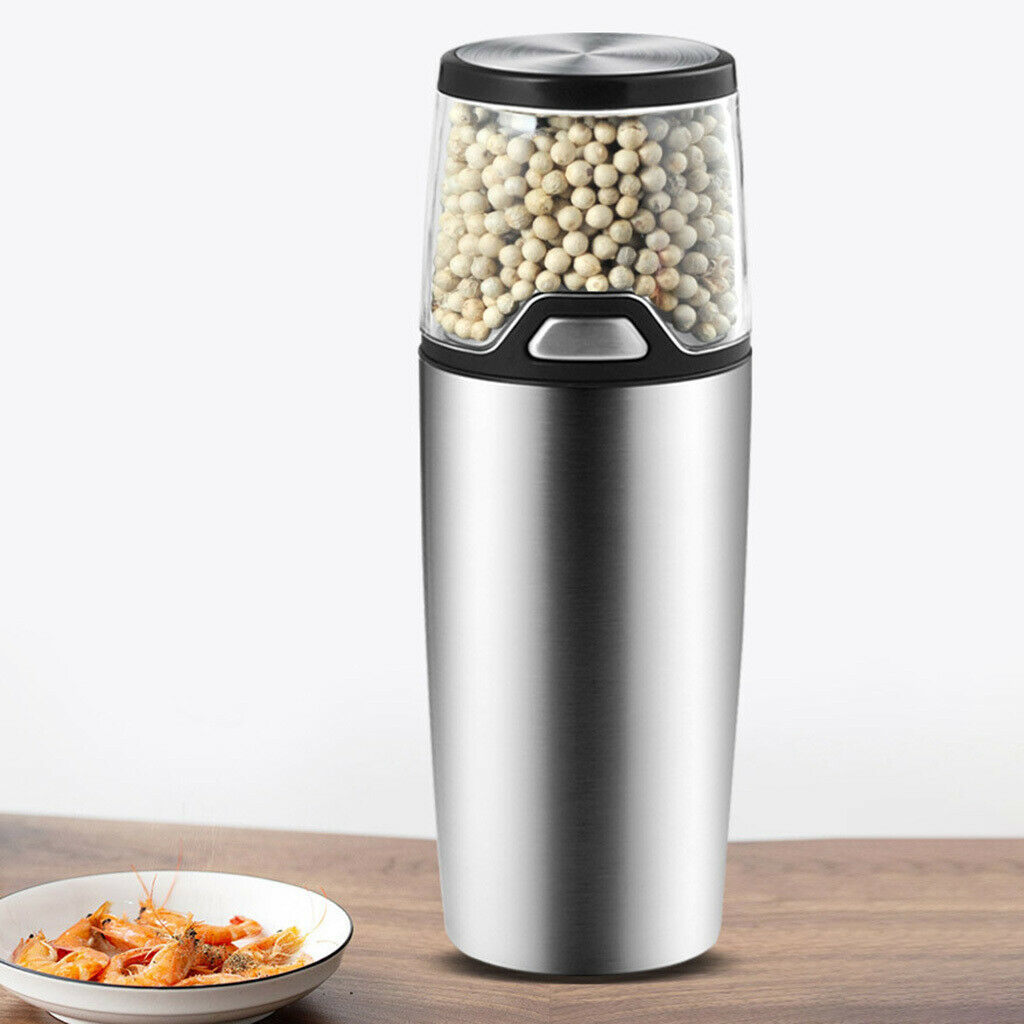 Automatic Electric Salt And Pepper Mill With LED Light Peppercorn Mill
