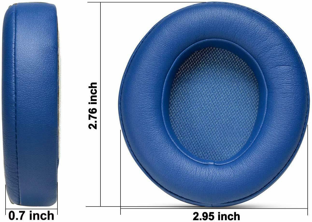 Blue Ear Pads for Beats By Dre Solo3 Wireless Headphones Covers Cushions Kit