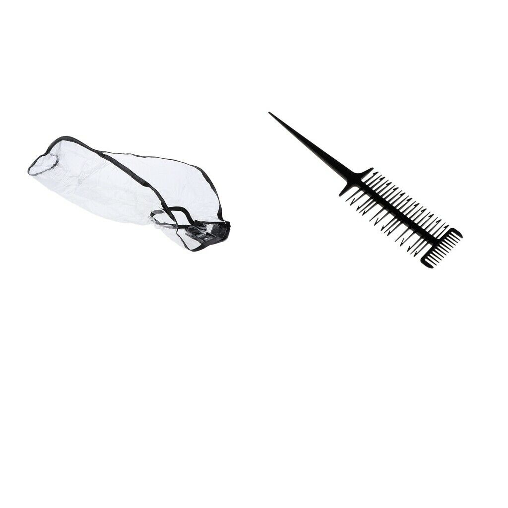 3-Way Highlighting Comb Hair Coloring Dyeing Comb and Hair Washing Funnel