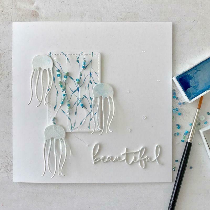 Octopus Metal Cutting Dies Stencil Scrapbooking DIY Album Stamp Paper Embossing