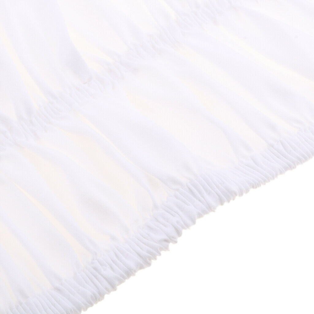 pure color elastic band bed skirt bed apron 180cmx200cm+38cm White