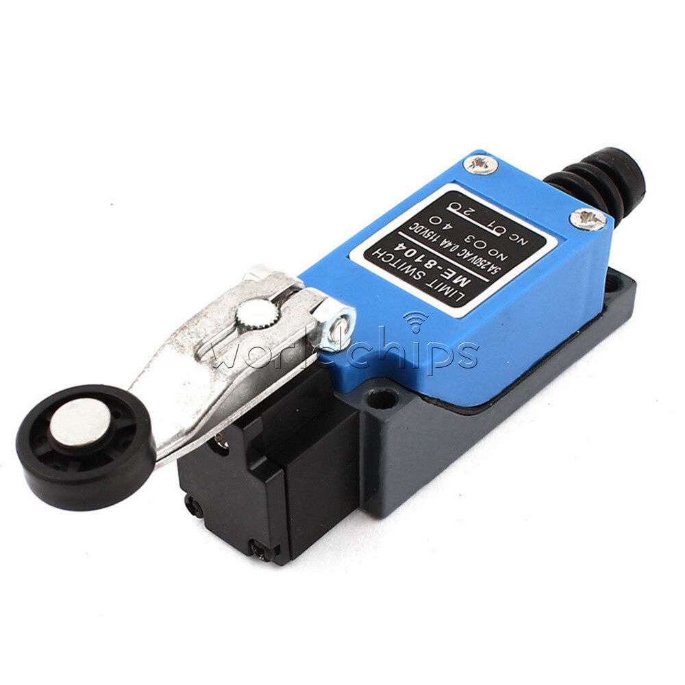 ME-8104 AC DC Limit Switch of Roller Wheel 1NC 1NO Reset Inching Position Switch