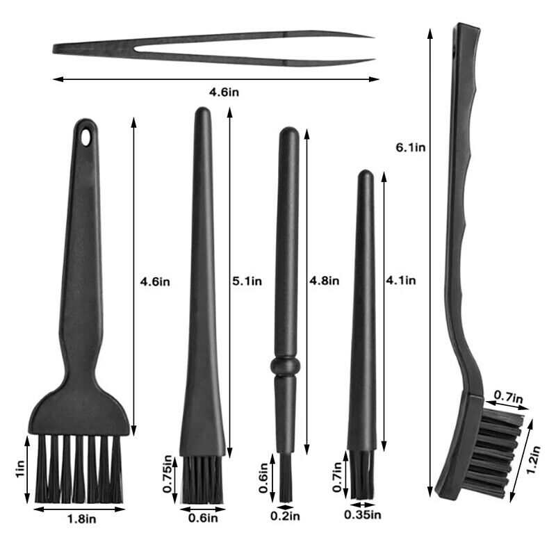 6Pcs/Set Anti Static Brush Cleaning Brush Tool For Mobile Phone Tablet Repai Fx