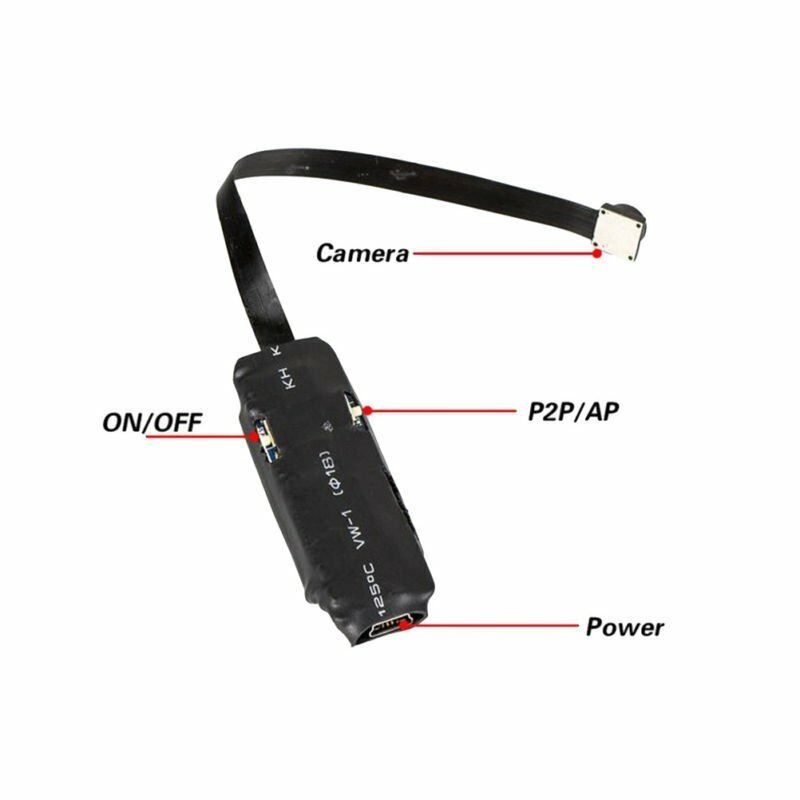 Wireless Tiny IP WIFI Mini DIY Pinhole Mini Audio Video Camera Micro DVR NEW