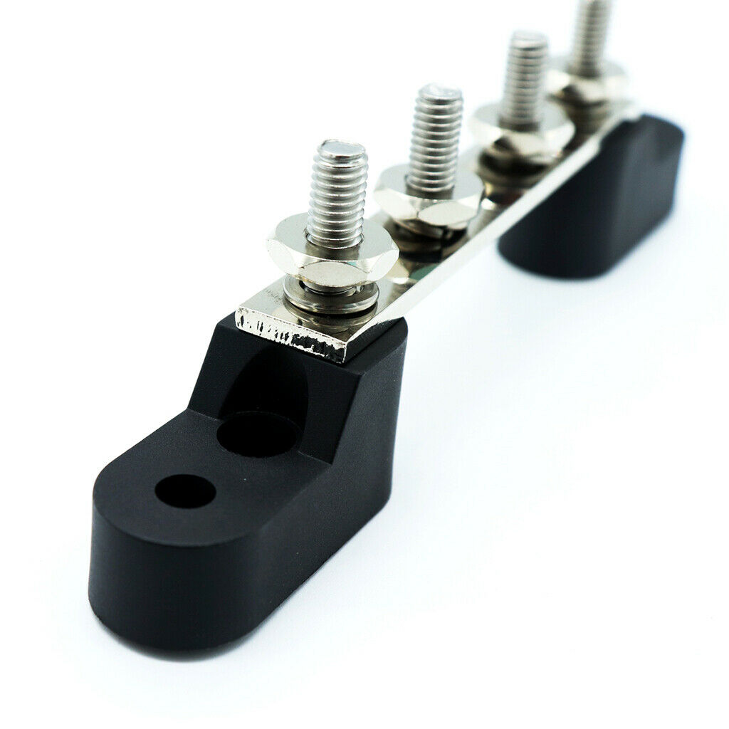 12V Busbar Electrical Terminal Terminal Block Busbar 6 Stud Kits 4P