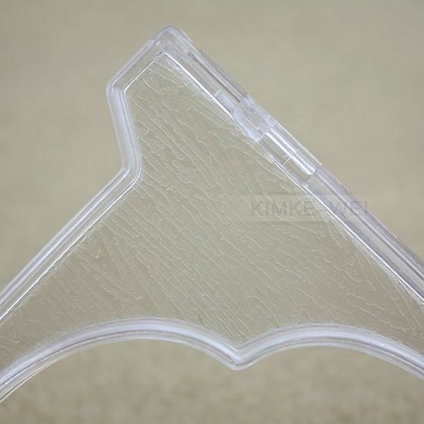 5 x Clear Acryilic Plate Holders Display Dish Rack Height - 22cm New