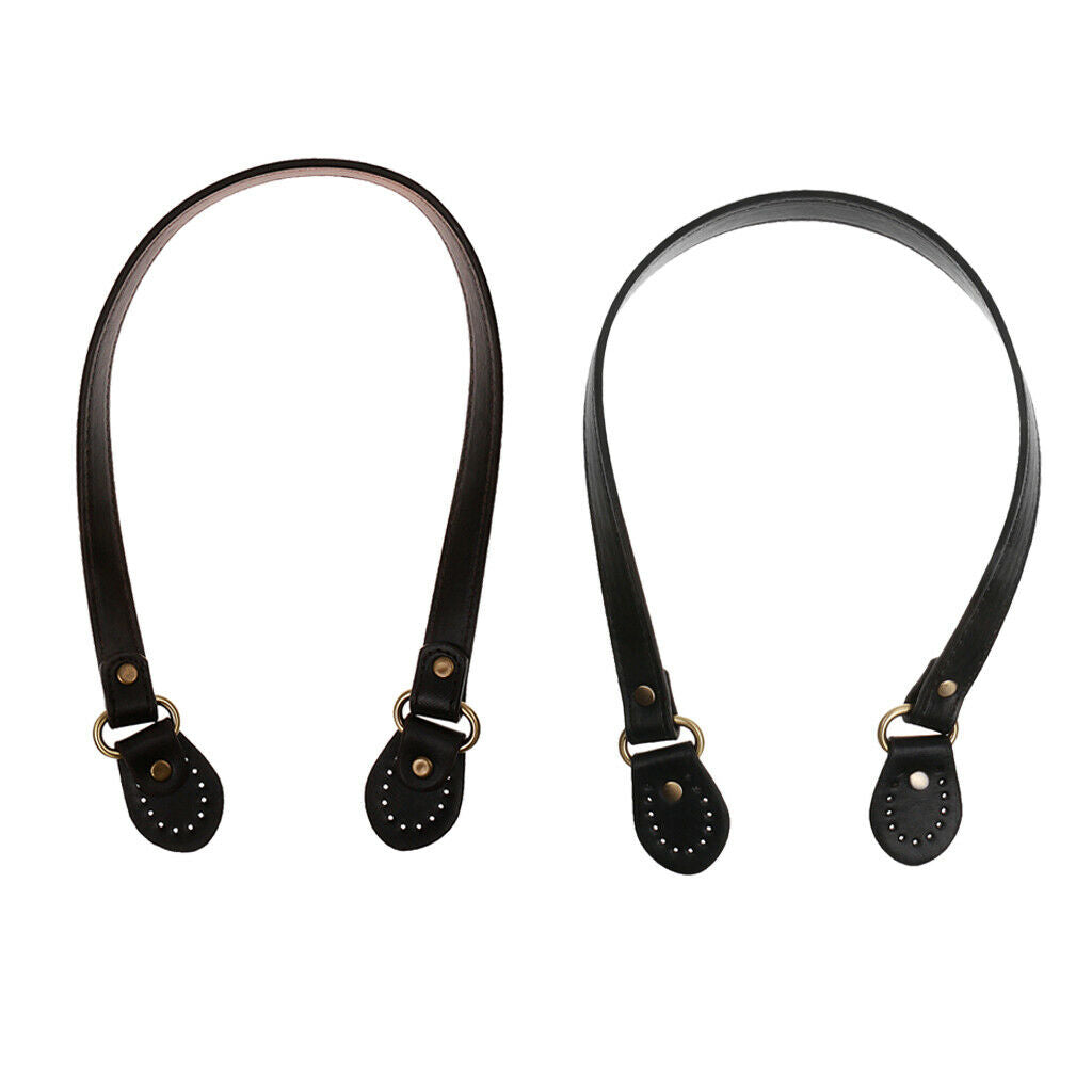 Lots 2 DIY Leather Shoulder Bag Strap Holes Handbag Purse Handle Band Belt
