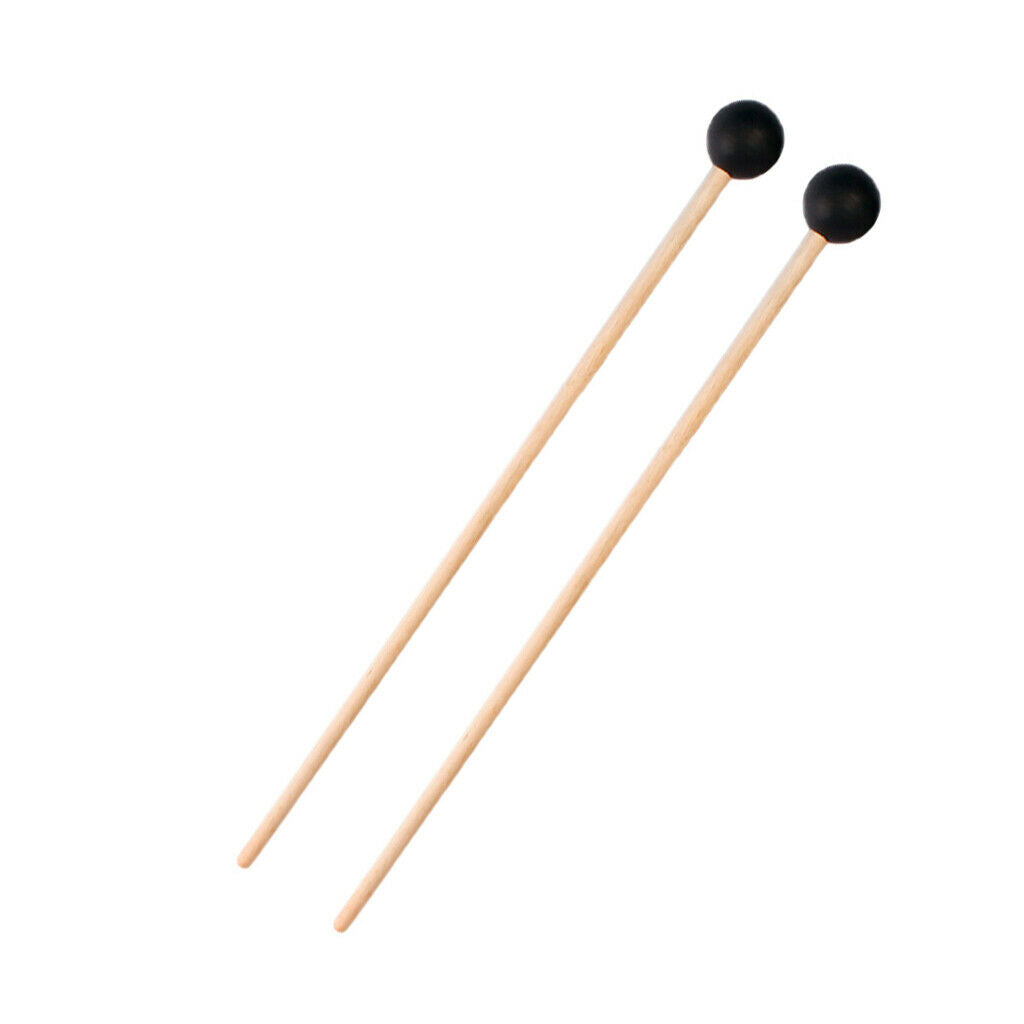 1 Pair Glockenspiel Xylophone Beaters Plastic Head Mallets Sticks Beater