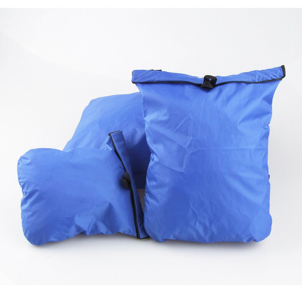 3pcs Waterproof Dry Bag Pouch Swimming Drifting Canoeing Sailing Royalblue