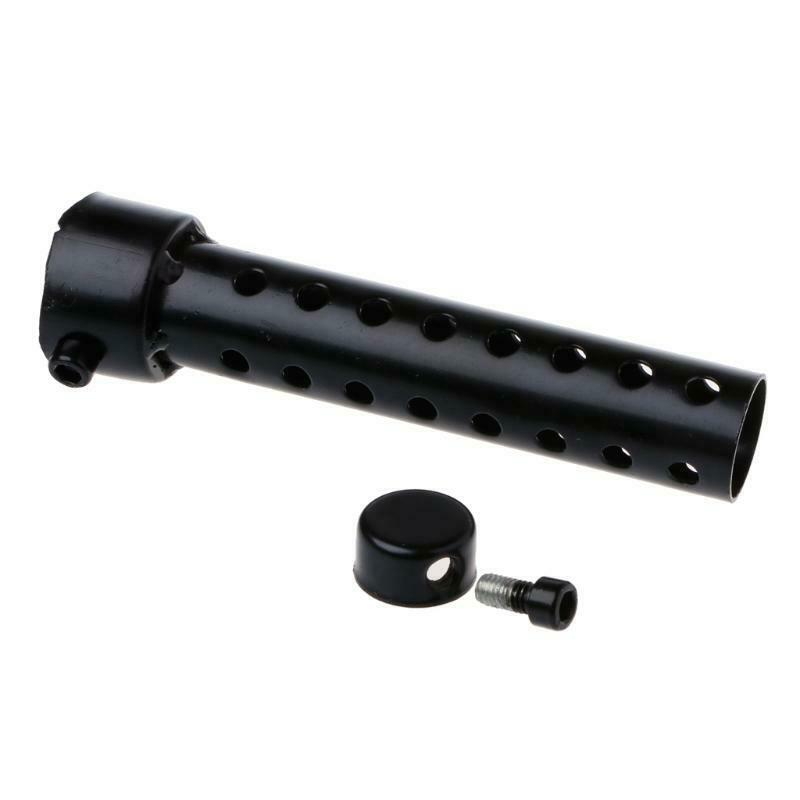 35mm Universal Motorcycle Exhaust Can DB Killer Silencer Muffler Baffle Black