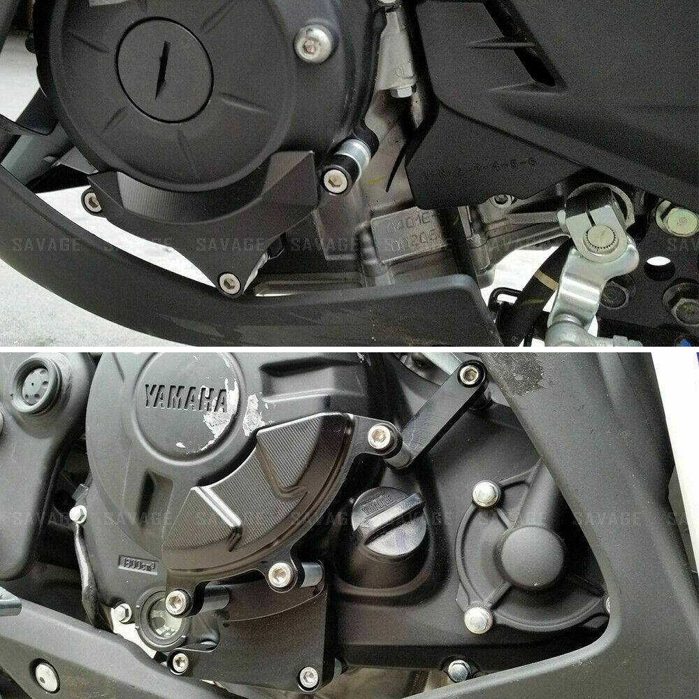 Left Right Side Engine Case Slider For YAMAHA YZF-R25 YZF-R3 MT-25 MT-03 15-2021