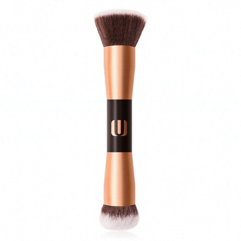 Double-headed portable makeup brush large powder brush loose powder blush brush