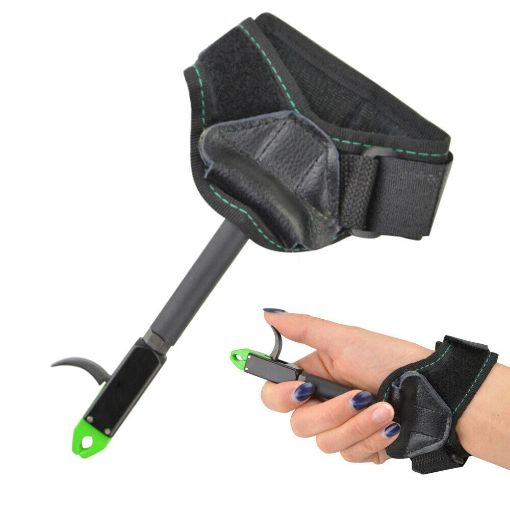 Youth Release Aids Wrist Strap Trigger Caliper Children Archery Bow Hunting