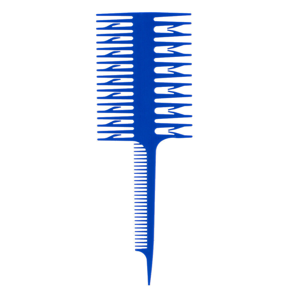 Salon 3-Way/2 Way Weaver Weaving Comb Hair Dyeing Sectioning Highlighting 3x