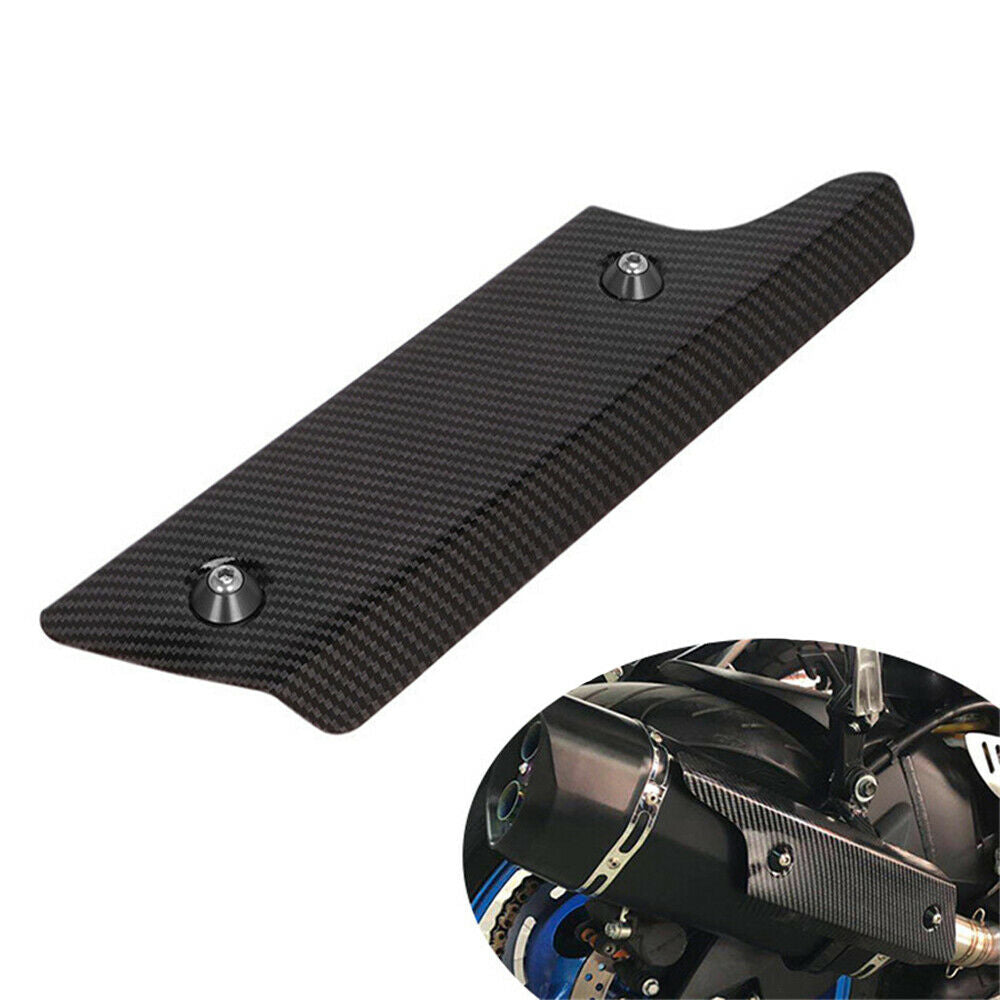 For Motorcycle Hexagonal Exhaust Pipe Heat Shield Cover Protector Universal