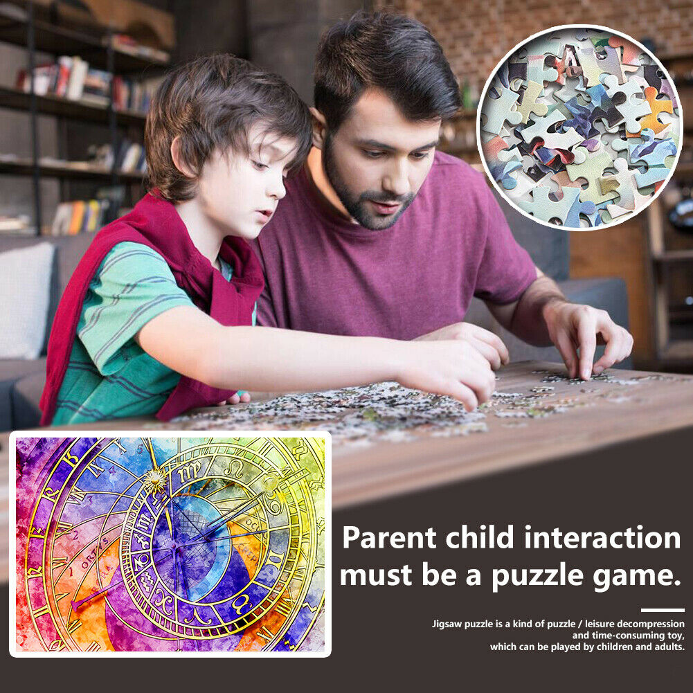 1000pcs DIY Wheel of Time Jigsaw Puzzle Toys Assembling Colorful Pictures @