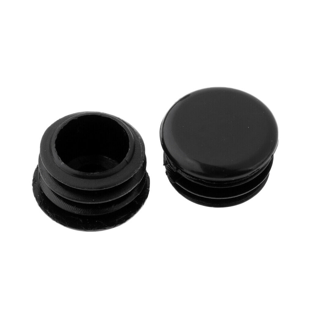 1 Pair Bicycle Handlebar Bar End Grips for MTB Mountain Bike Cycling Black