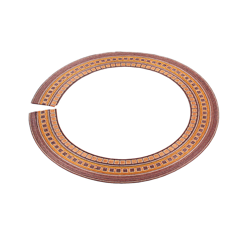 Wood Guitar Soundhole Rosette Inlay for Acoustic/Classical Guitars DIY