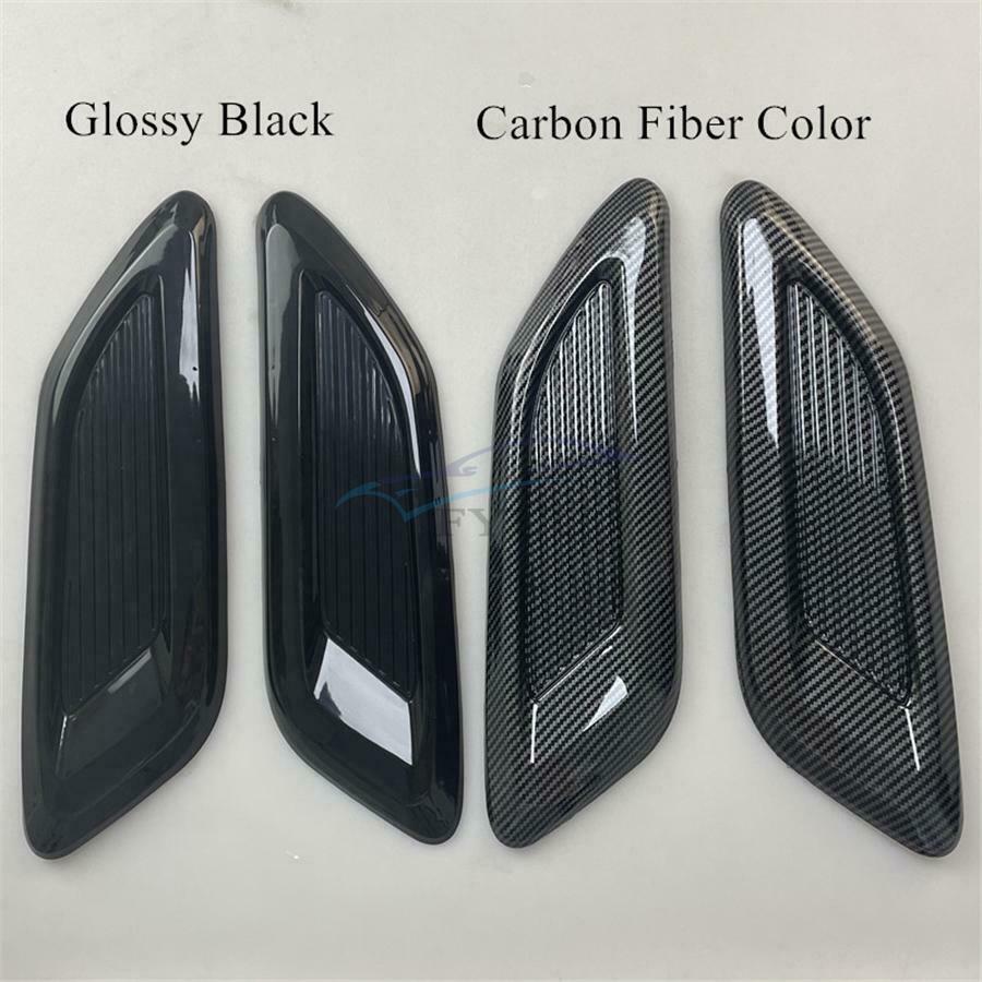 33cm×9.5cm Car Air Flow Intake Hood Scoop Vent Bonnet Decoration Cover Protector