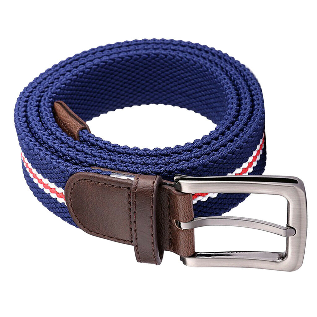 Casual Knitted Canvas Belt Outdoor Web Belt Work Military Sports Waistband