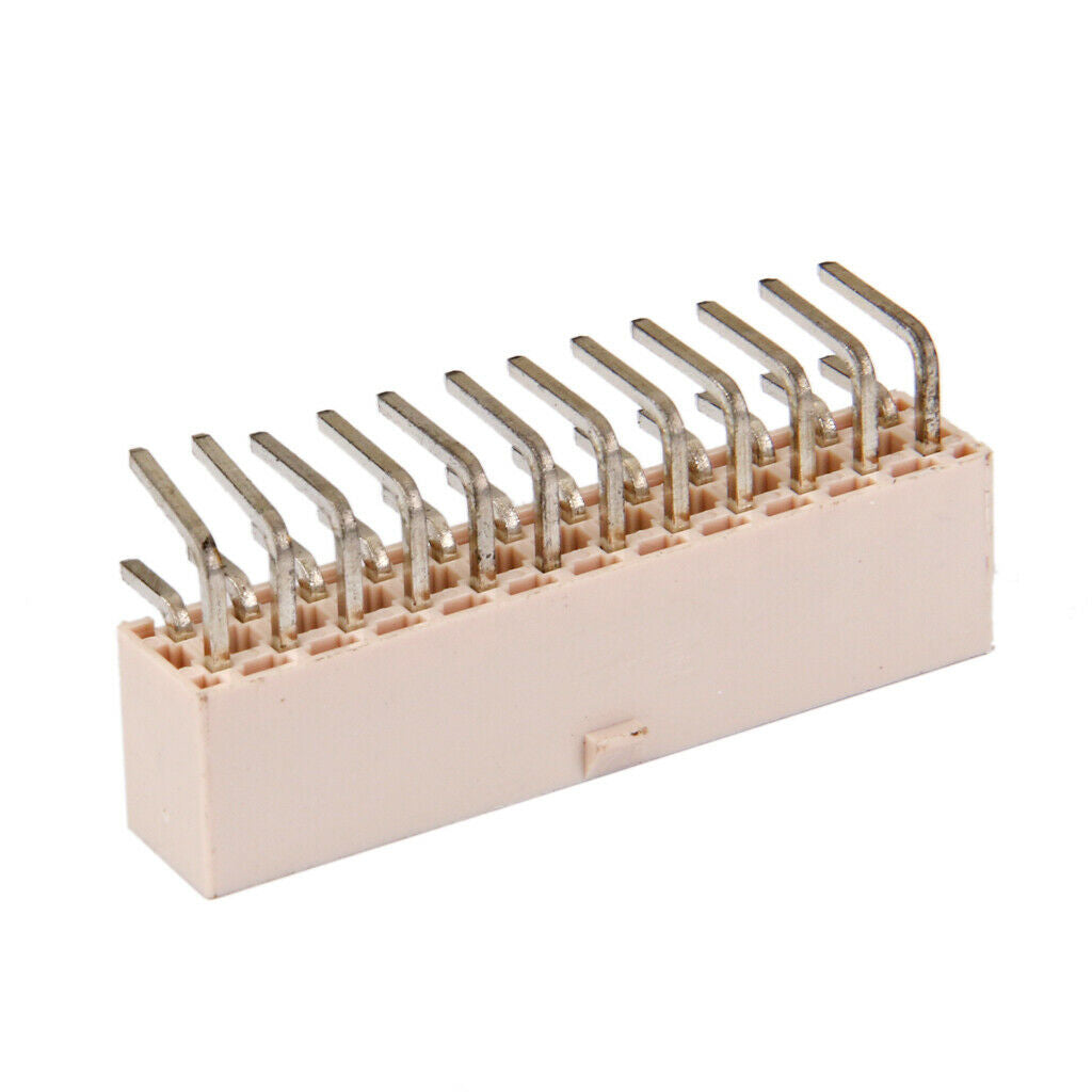 1Pieec 24Pin Power Supply PCB Solder ATX L Angled Plug Connector