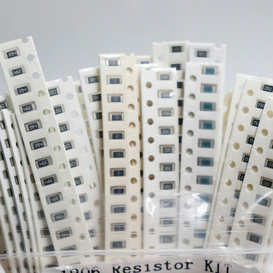 1206 Smd Resistor Kit Assorted Kit 1Ohm-1M Ohm 1% 33 Values x 20Pcs=660Pcs