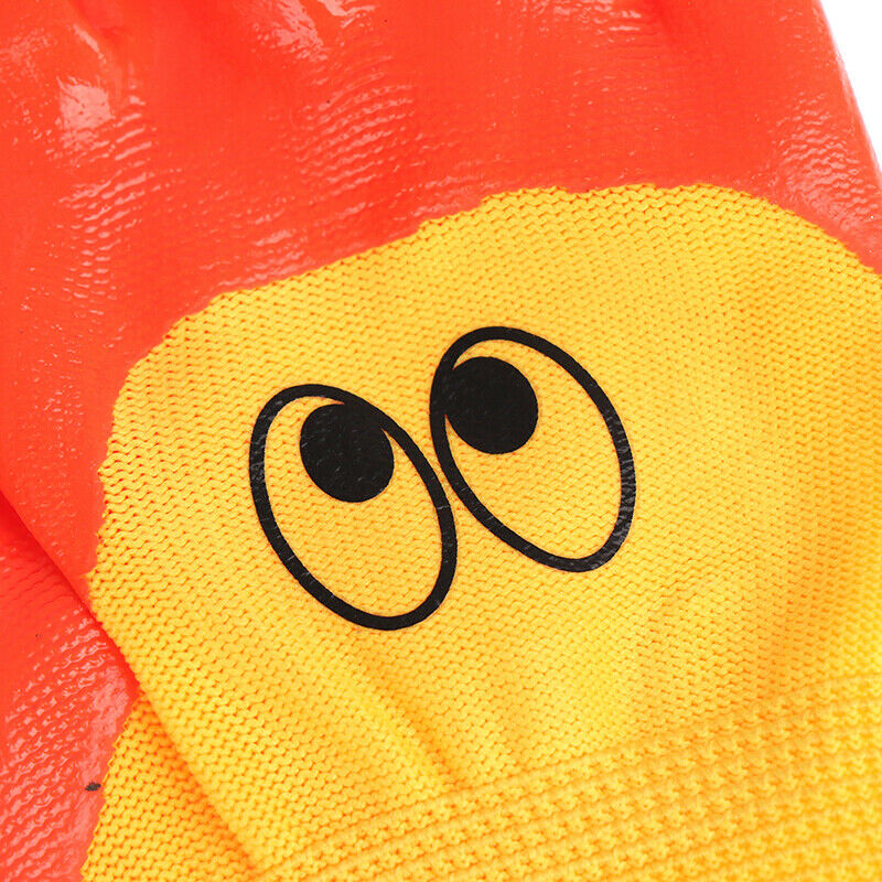 Breathable Kids Gardening Gloves Resistant Non-slip Anti-stab Protective Glo DF