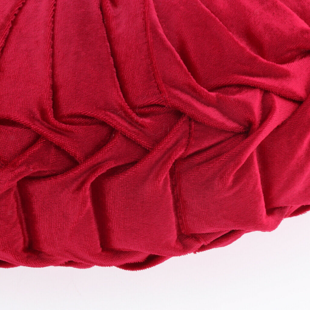 Home Round Floor Cushion Seat Pillow Chair Futon Window Pad Red