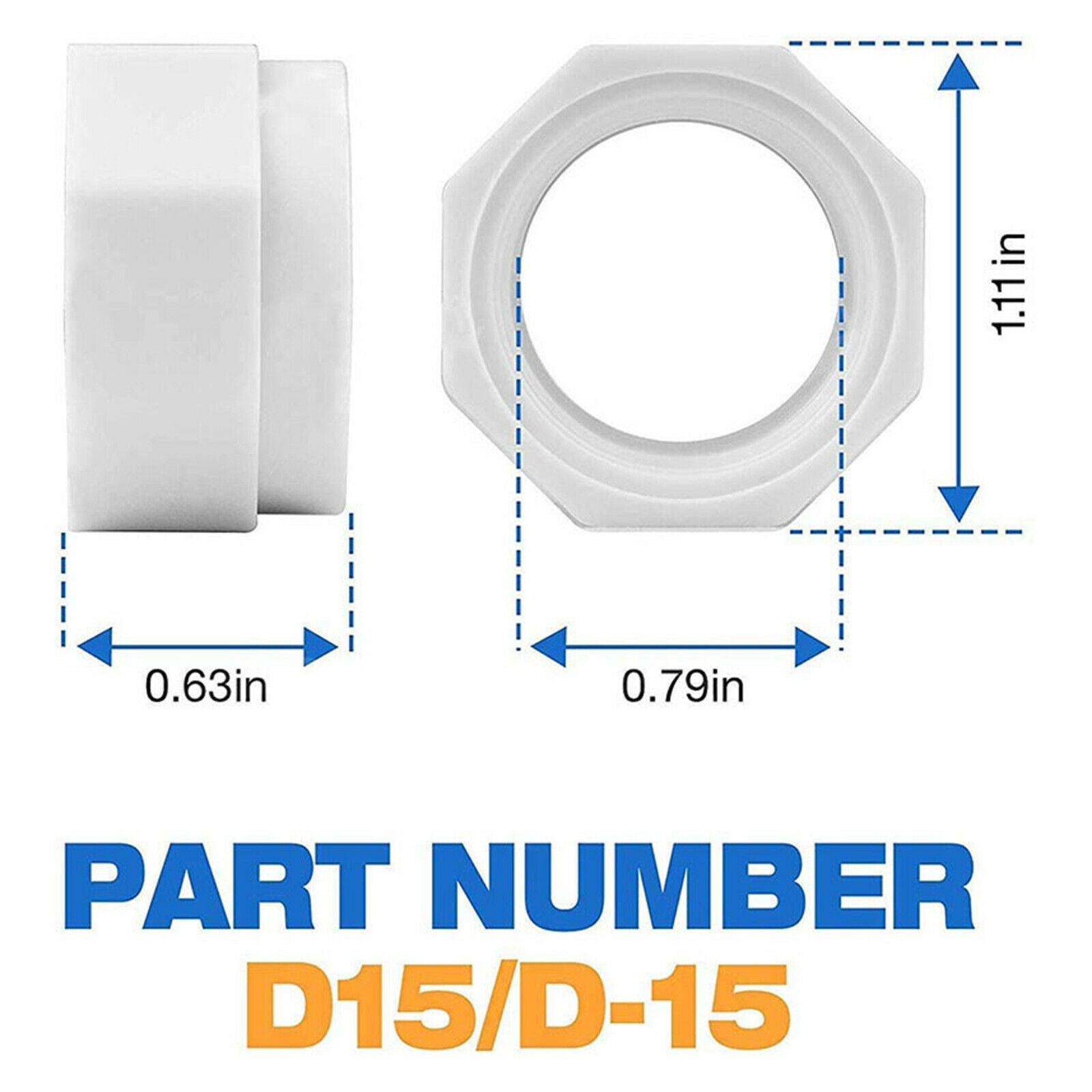 Pool Cleaner Hose Nut for Polaris Automatic Pool Cleaner Parts Accessories