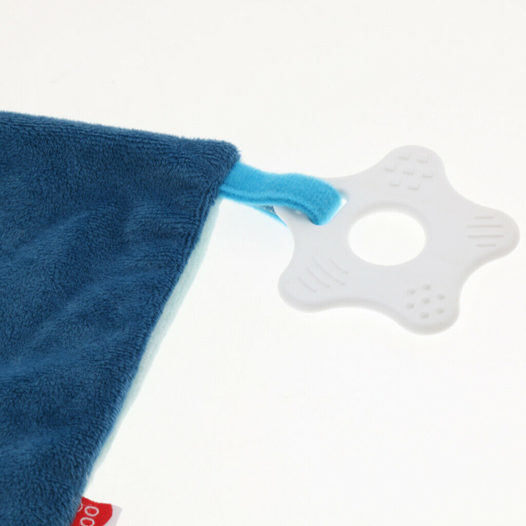 3pcs Plush Blanket Teething Security Baby Safety Blanket Washable for Boys
