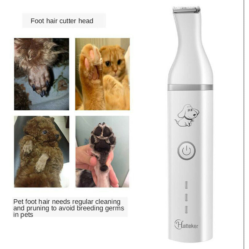 3 In 1 Puppy Shaver Clippers USB Cordless Pet Hair Trimmer Grooming Kit