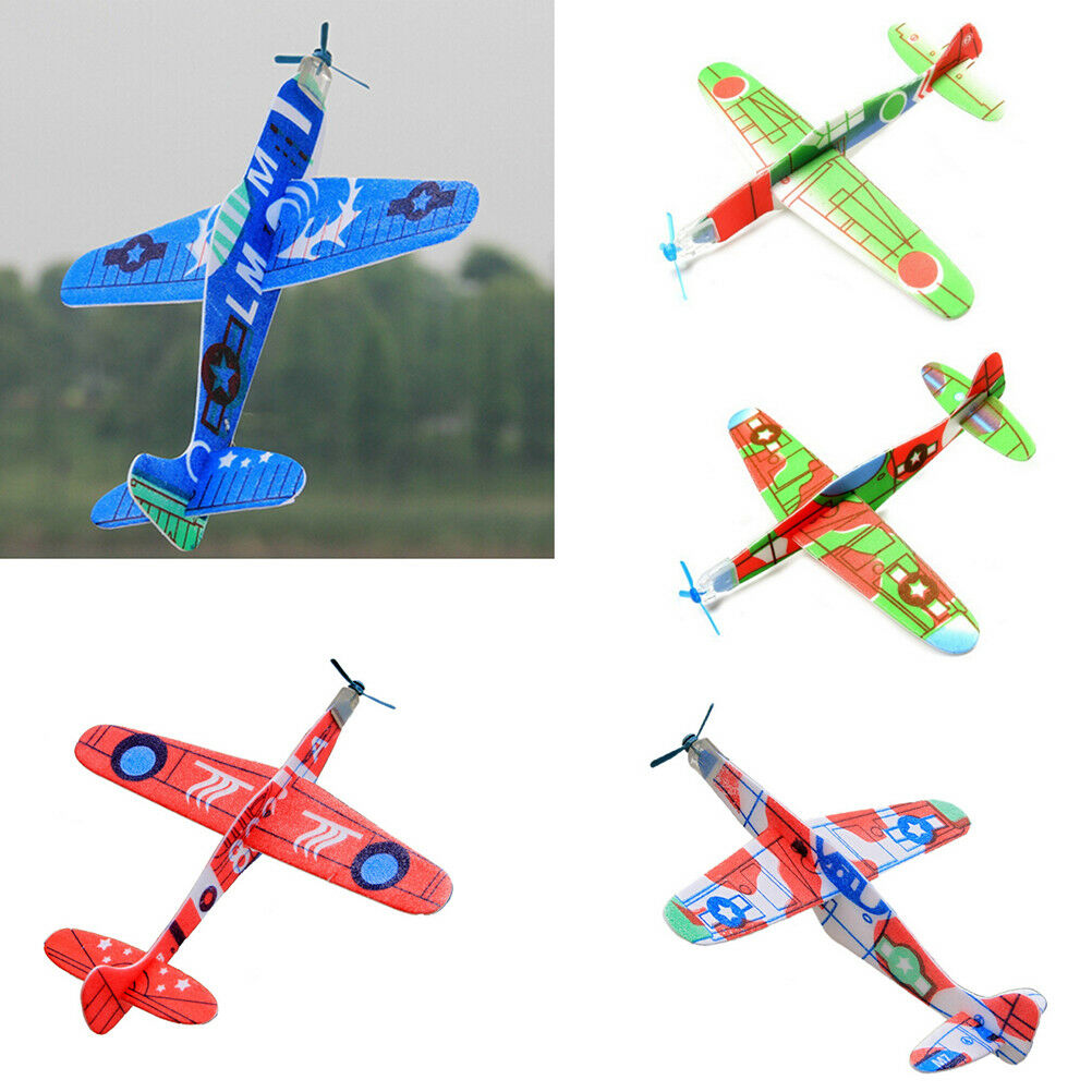 3Pcs DIY Flying Glider Planes Educational Toys For Children Hand Throwing Gif.DD