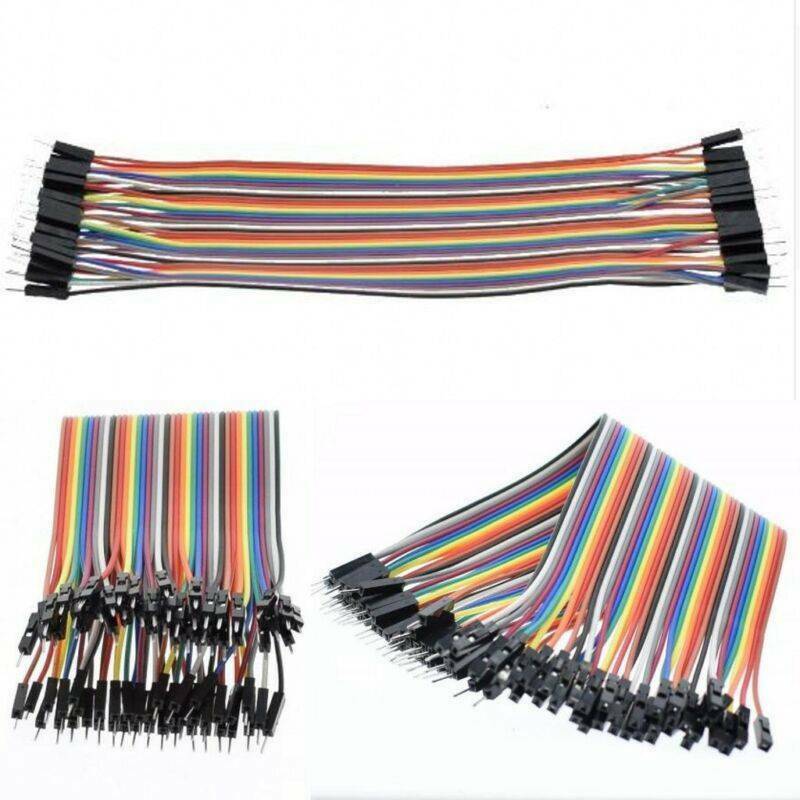 New 40pcs/set 20cm 2.54mm Cable Wire Jumper Male To Male For Arduino Breadboard