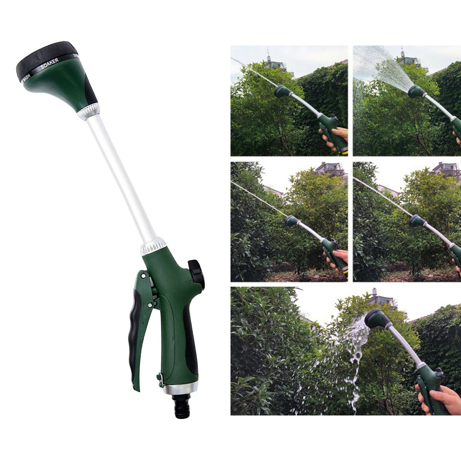 1pc Garden Watering Sprayer Gun Hose Nozzle Car Washing Water Sprayer Tube