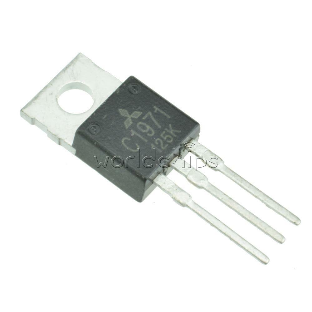 5PCS RF/VHF/UHF Transistor MITSUBISHI TO-220 2SC1971 C1971 GOOD
