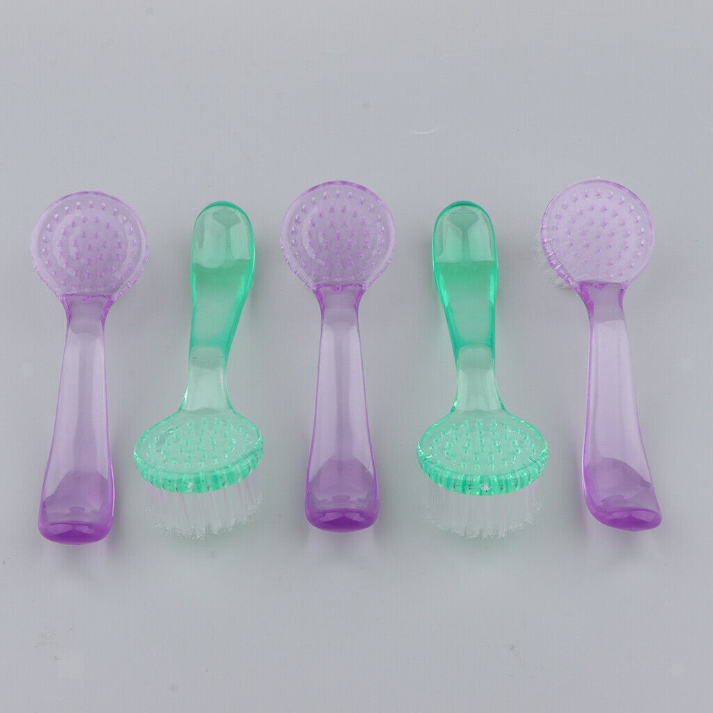 5 Pieces Art Dust Cleaning Brushes Manicure Pedicure Nails