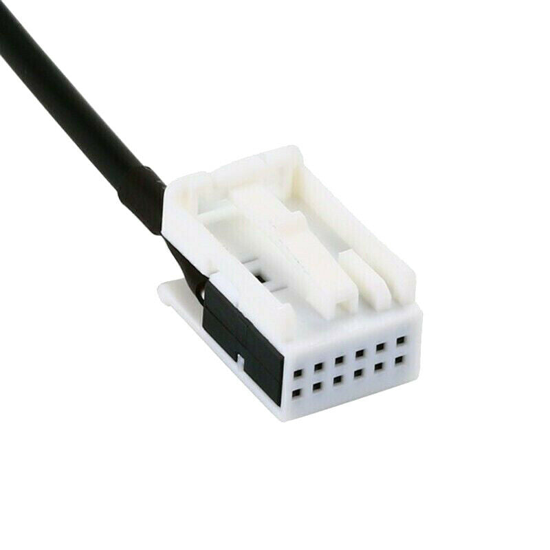 Car 3.5Mm 12Pin Female Audio Music Aux Cable Input Adapter for Mercedes Benz WT1