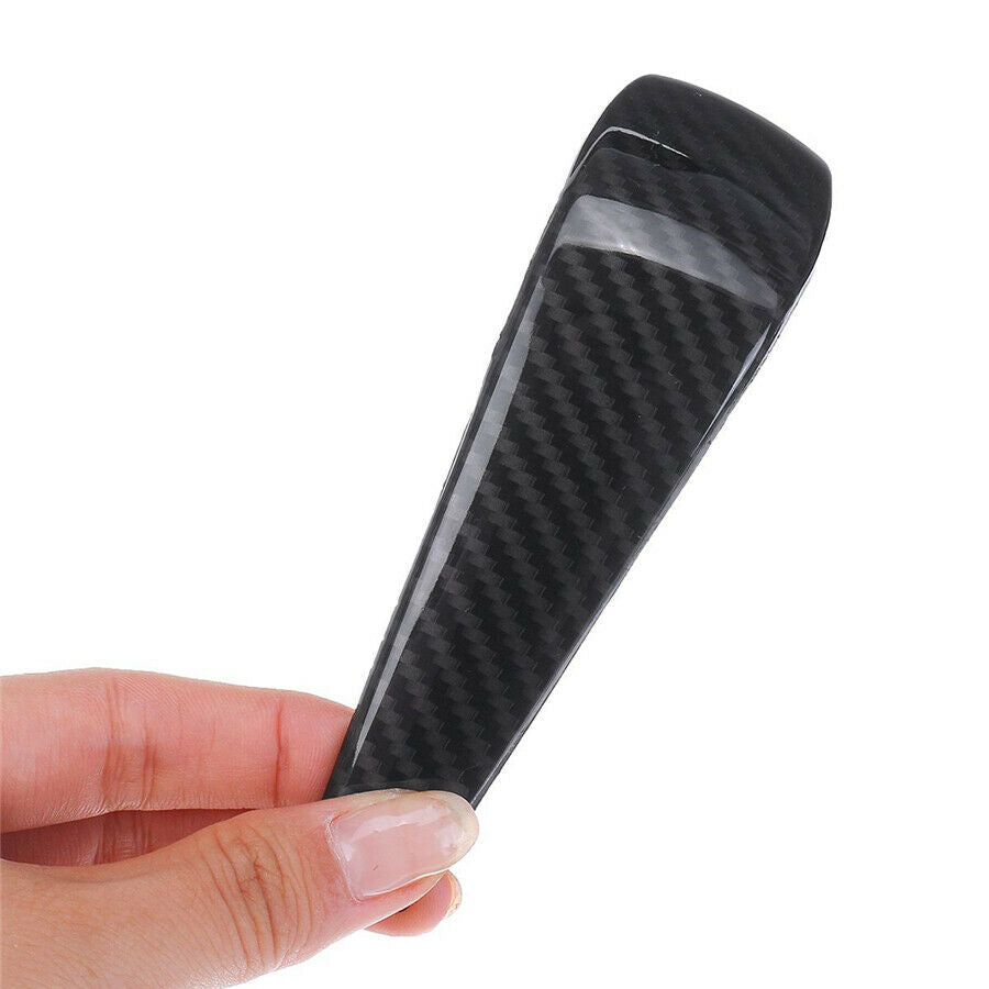 For BMW 3 Series E90 E91 E92 E93 Carbon Fiber Look Gear Shift Knob Head Cover x1
