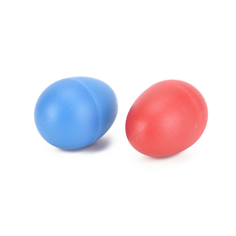 2pcs/lot plastic egg maraca rattles shaker percussion kid musical to.l8