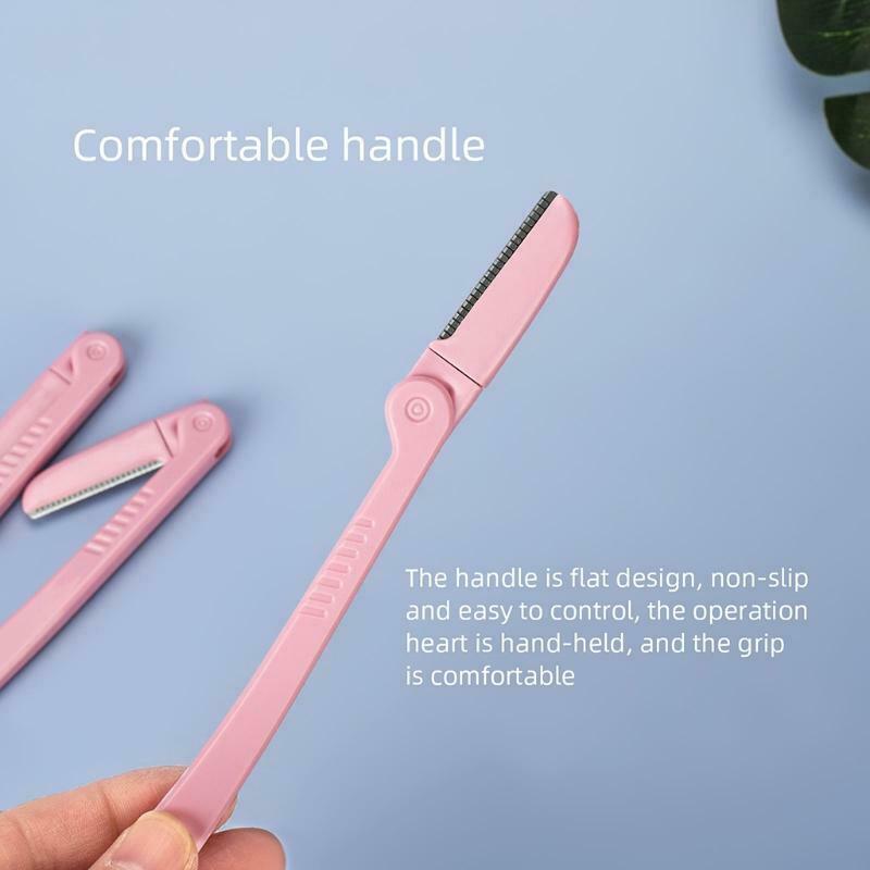9Pcs Eyebrow Razors Pink Multi Purpose Hair Removal Tool Epilators Hair Trimmer