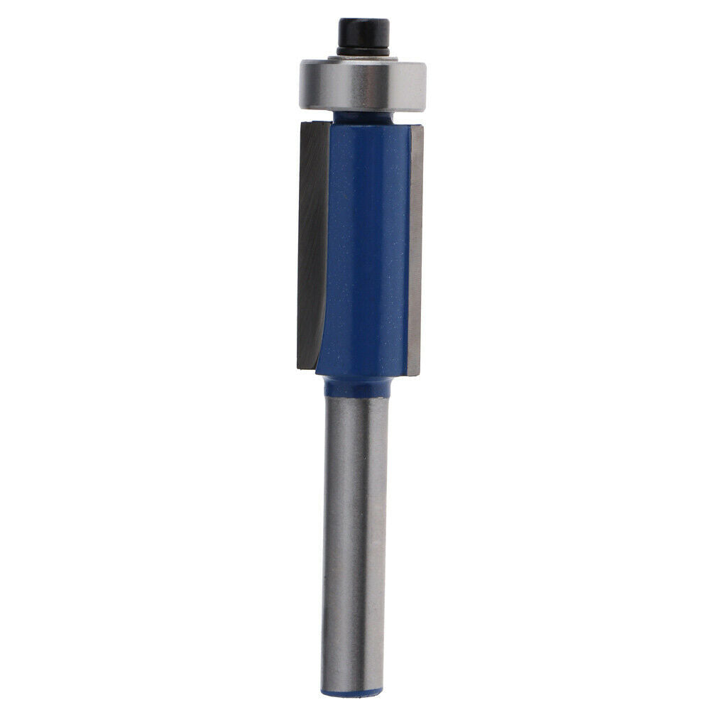 1/4''Shank Flush Trim Router Bit Milling Cutter End Bearing Woodworking Tool